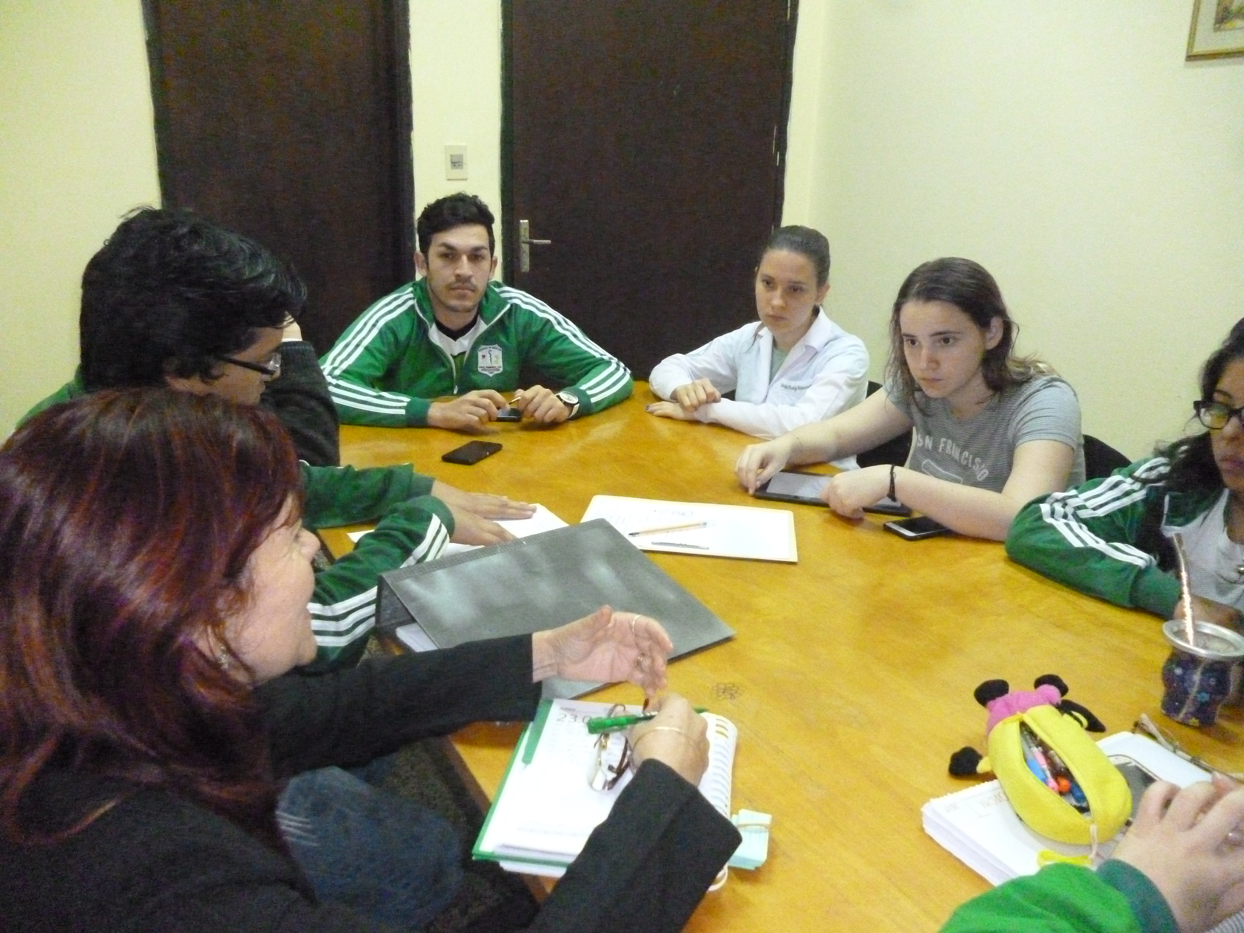 Reunión del DDIE con los Delegados del CEM y  la SOCIEM UNI