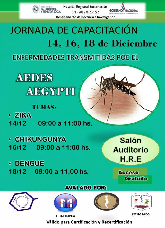 Alerta por Zika en Paraguay