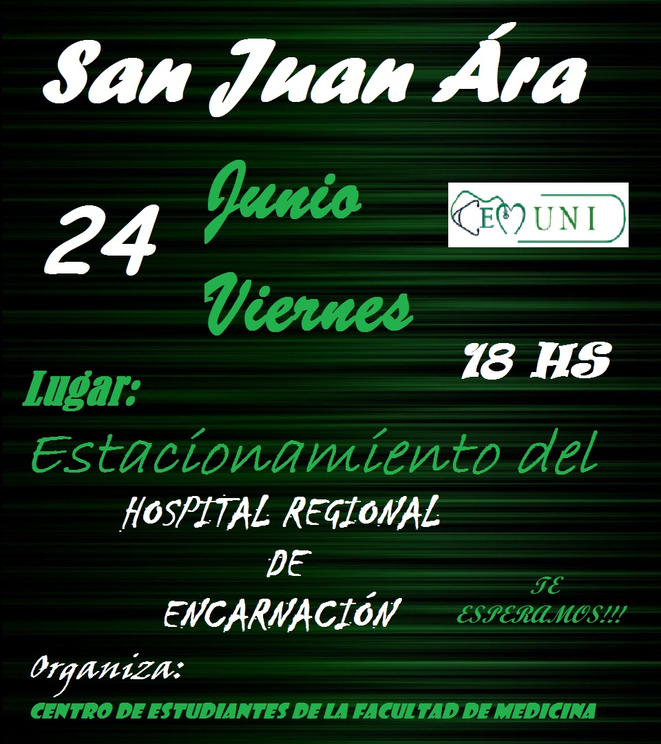 ¡Se viene la Gran Fiesta de San Juan de Medicina UNI!