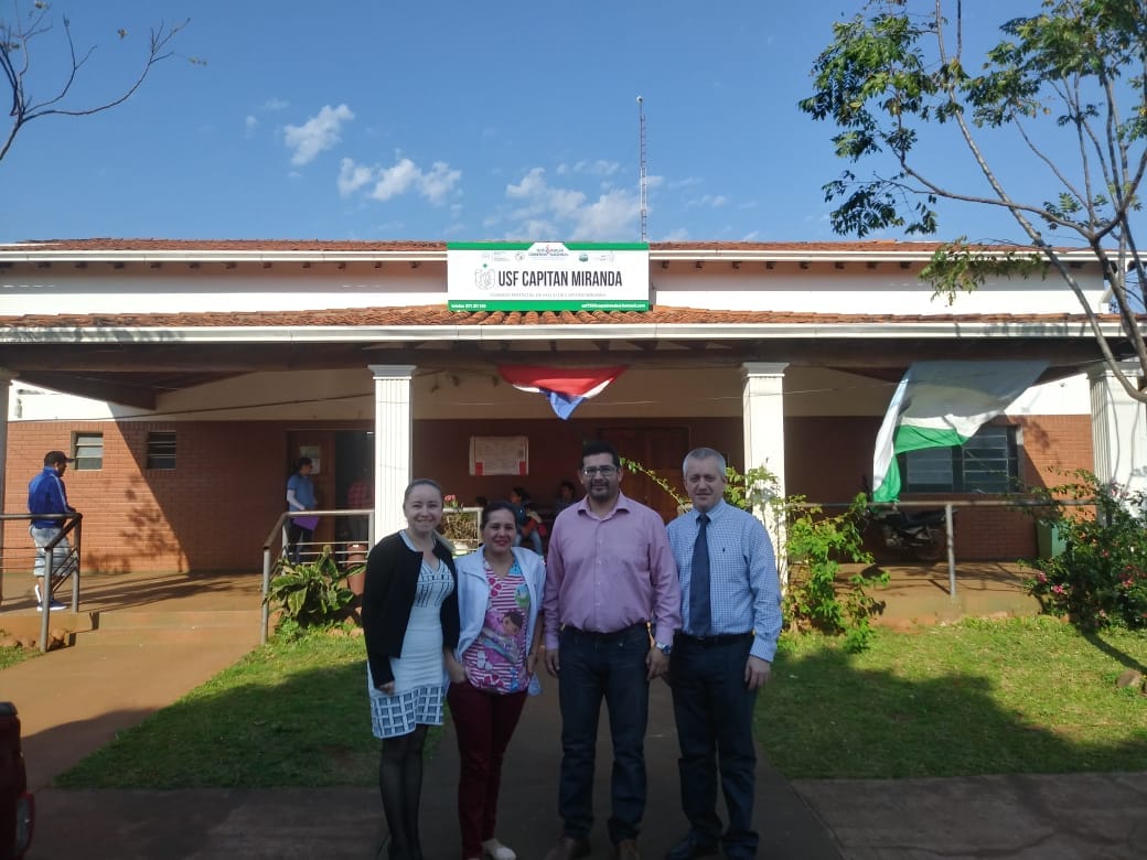 Autoridades del Posgrado de Medicina UNI en la UFS de Capitán Miranda