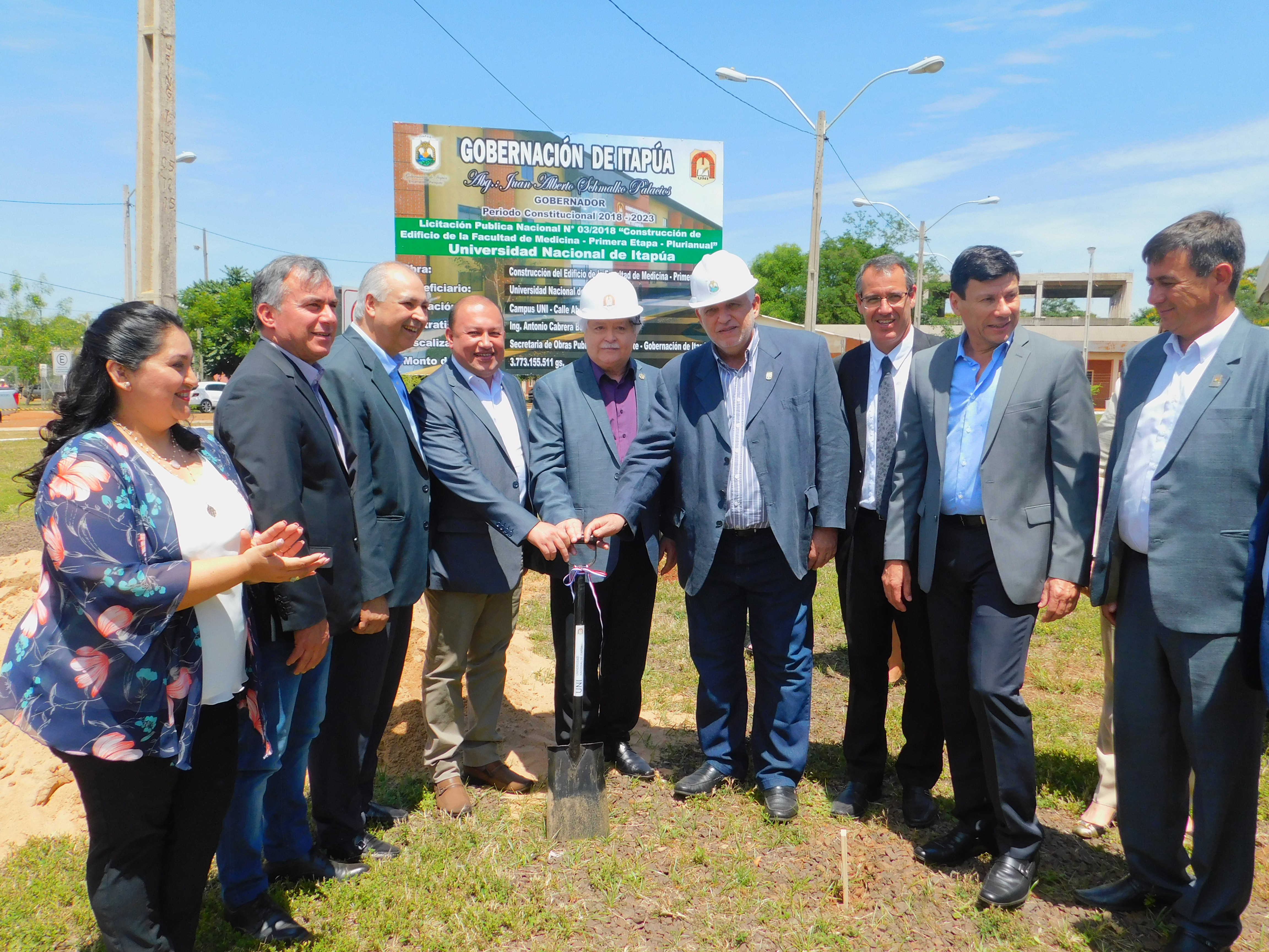 Comienzan las construcciones para el edificio de la Facultad de Medicina