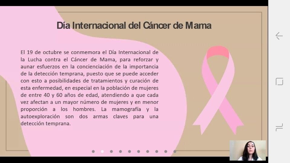 Charla de Promoción y Prevención Cáncer de Mama