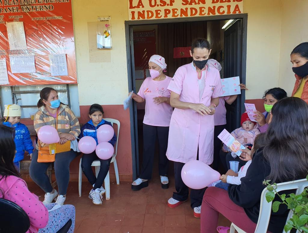 Octubre Rosa en las UFS de Cambyreta, San Isidro Etapa 1 y San Blas Independencia