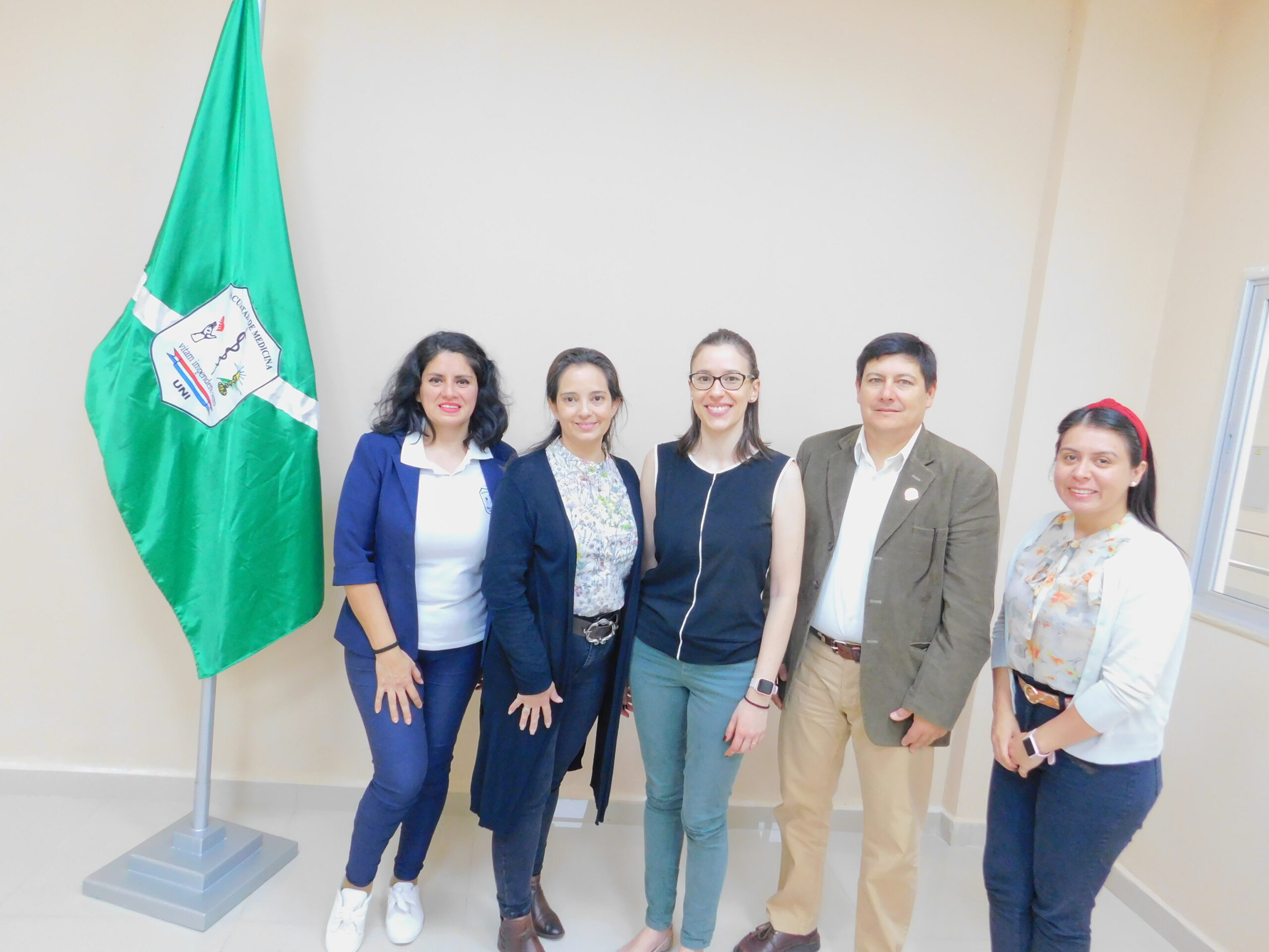 Visita de la Secretaria Ejecutiva del Escritorio de Internalización de la UFCSPA a Medicina UNI