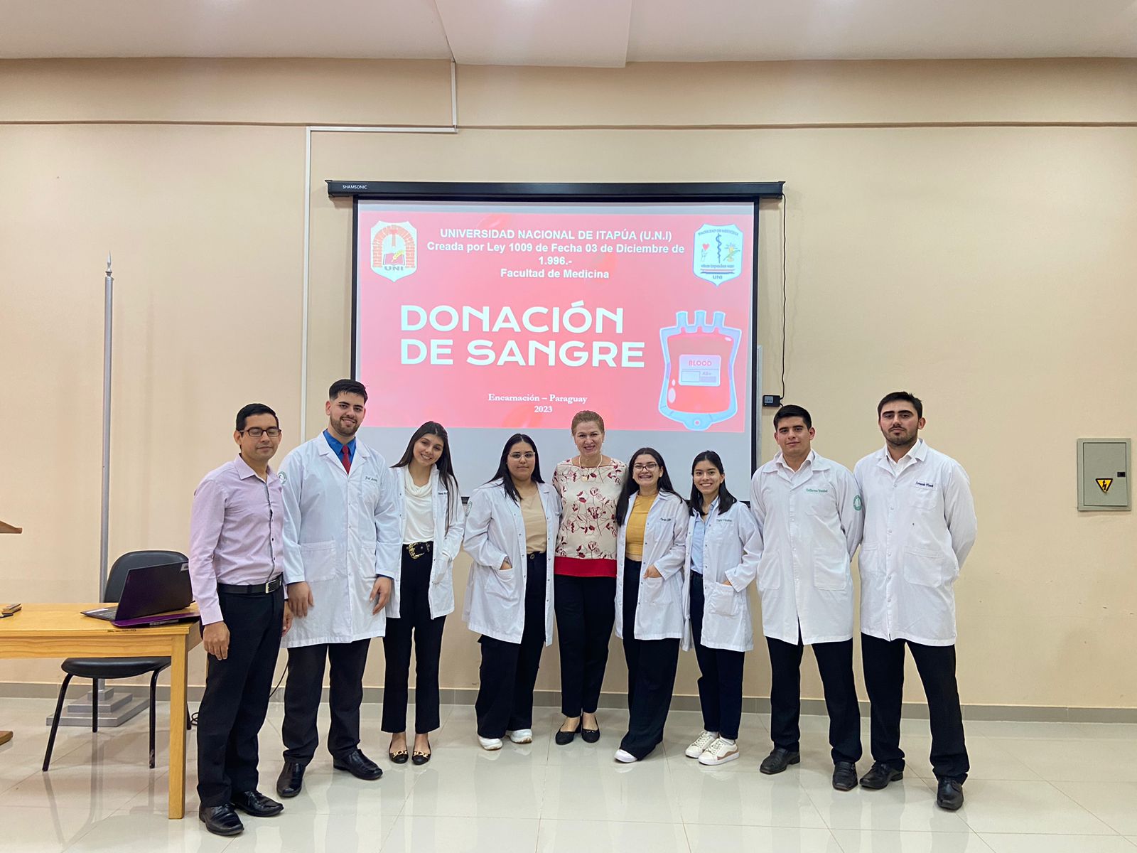 Serie de charlas del proyecto de extensión «Donar es dar Vida», por las distintas unidades académicas de la UNI