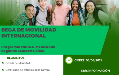 Convocatoria para la Movilidad Estudiantil por el programa MARCA segundo semestre 2024