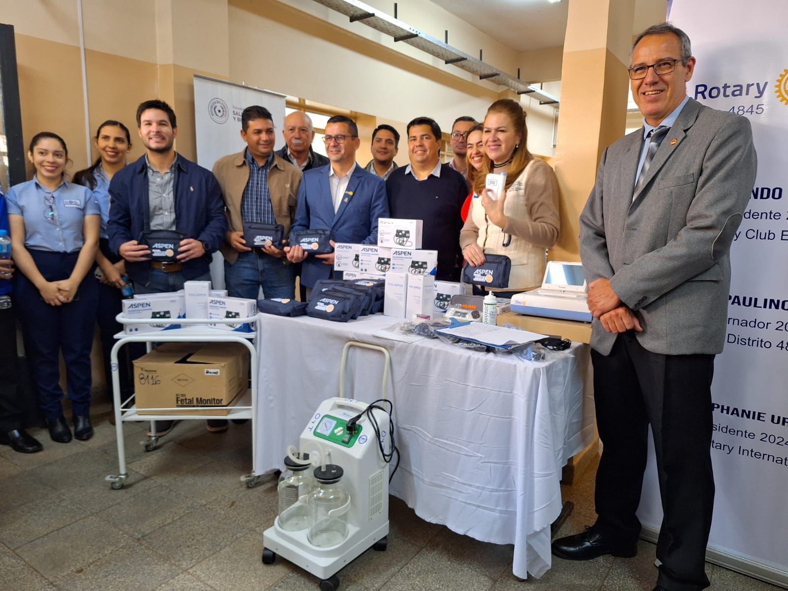 Facultad de Medicina presente en Inauguración de obras en el HRE y servicio de atención odontológica inclusiva