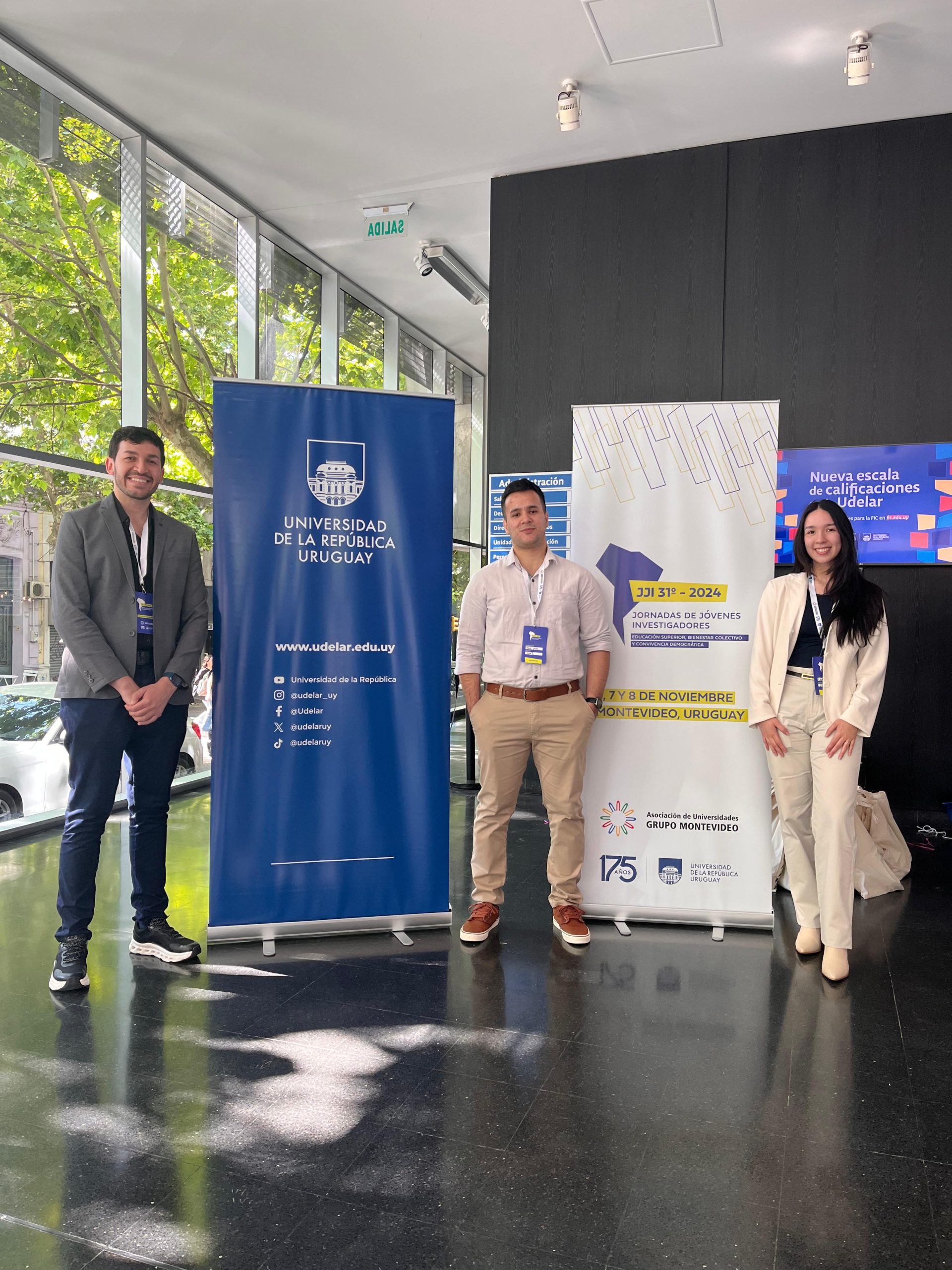 Representantes de la Facultad de Medicina en la 31°Jornada de Jóvenes Investigadores de AUGM en la UDELAR