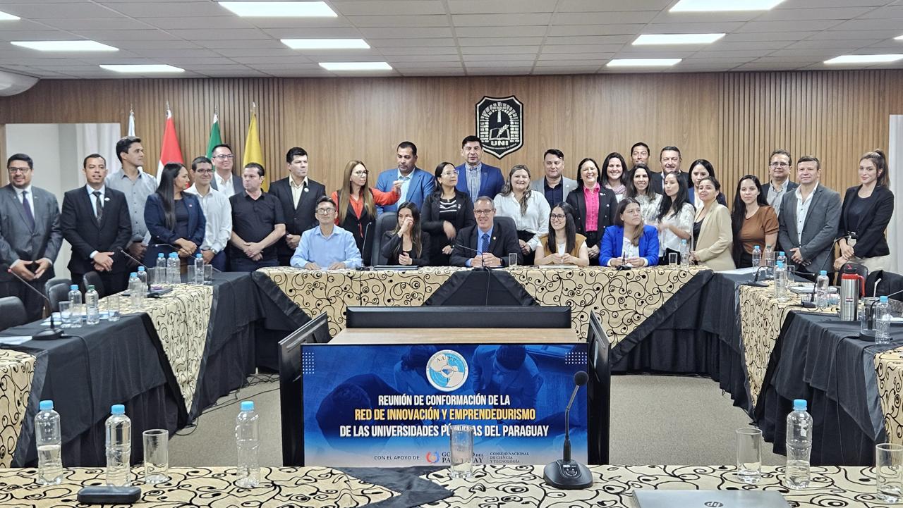 Decano de la Facultad de Medicina participó en la creación de la Red de Innovación y Emprendedurismo de las Universidades Públicas del Paraguay