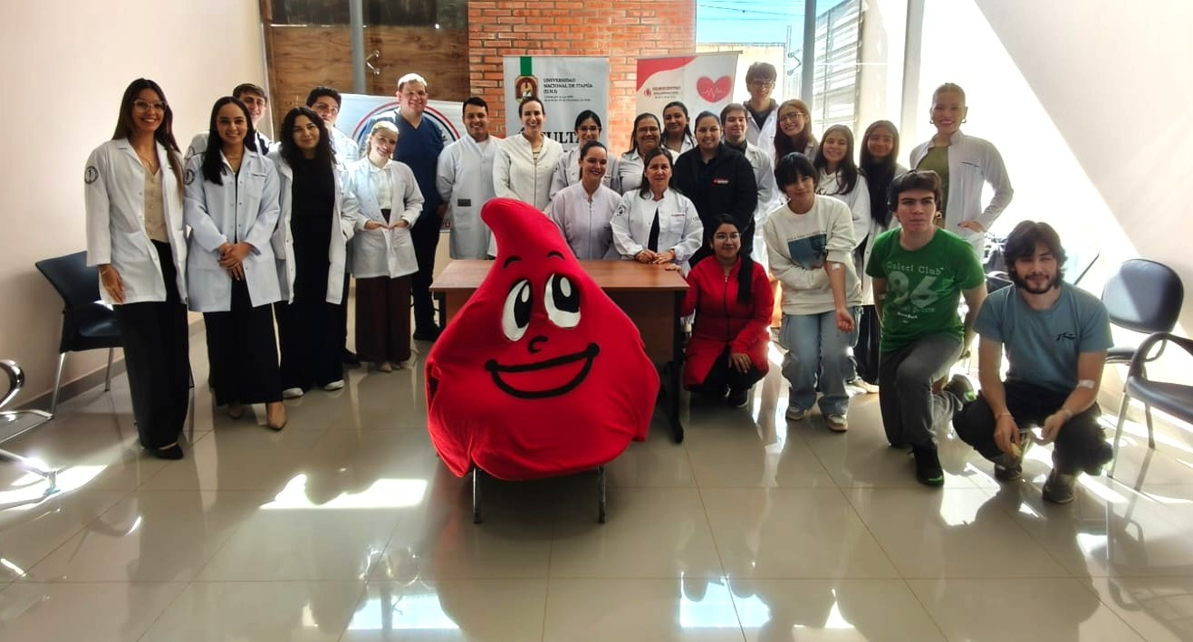 Proyecto Interinstitucional: Exitosa Jornada de Donación de Sangre en la Facultad de Medicina de la Universidad Nacional de Itapúa.