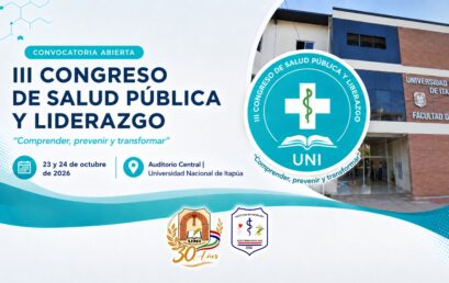 Convocatoria abierta para la postulación de trabajos científicos del III Congreso de Salud Pública y Liderazgo
