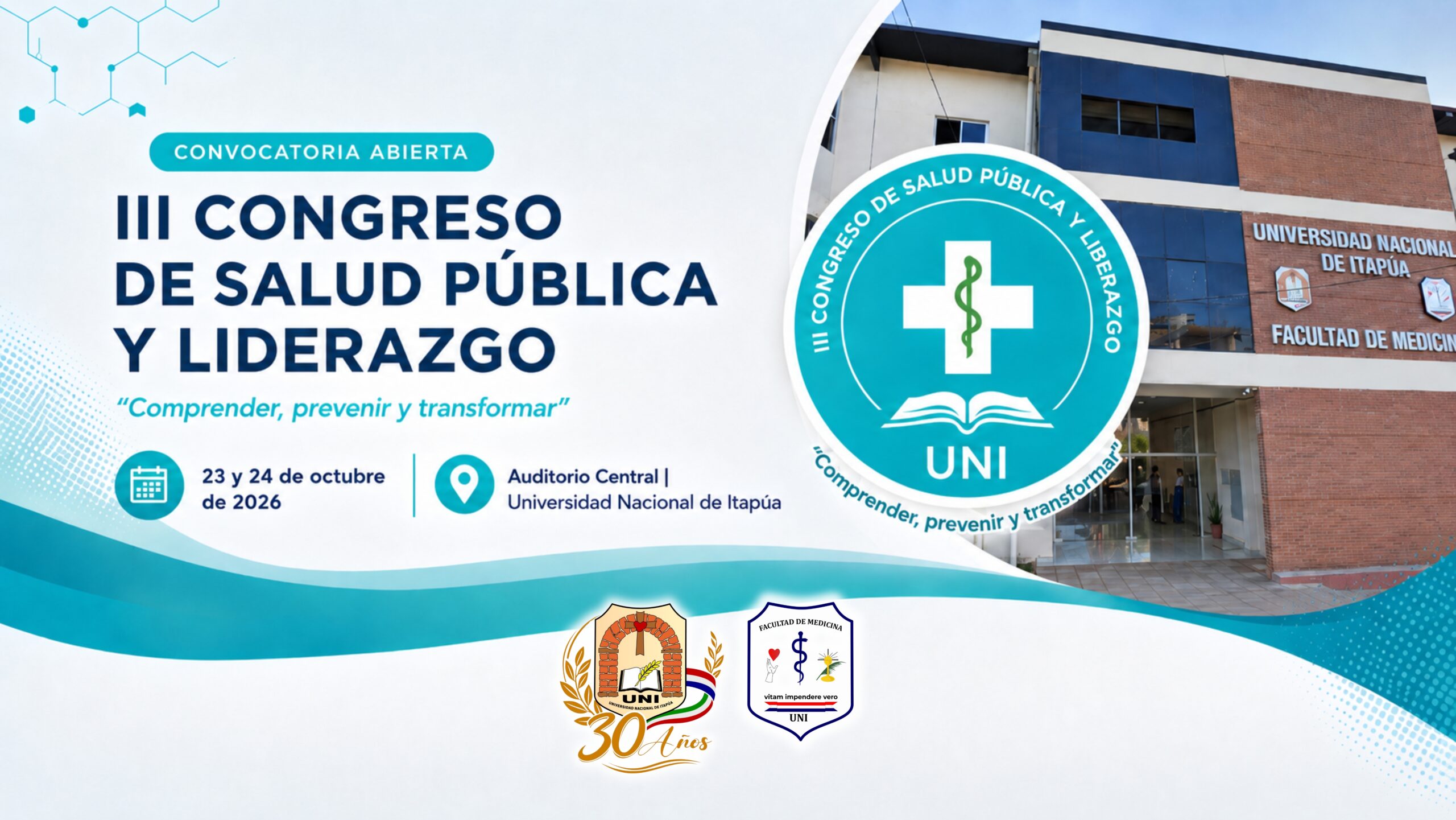 Convocatoria abierta para la postulación de trabajos científicos del III Congreso de Salud Pública y Liderazgo